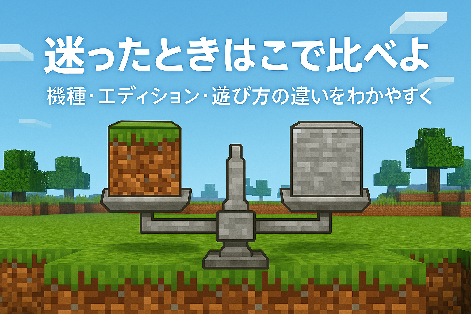 自分に合ったマイクラを選ぶための比較・選び方バナー